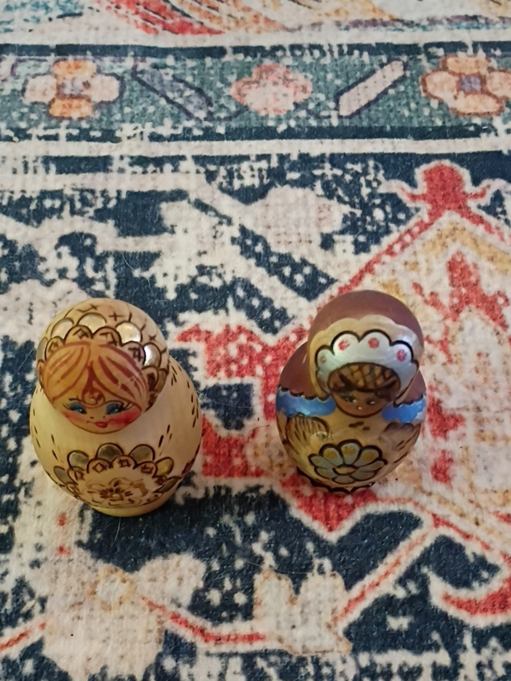 2 Sets Of Russian Nesting Dolls